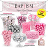 Personalized Girl Baptism Floral Filigree Deluxe Candy Buffet