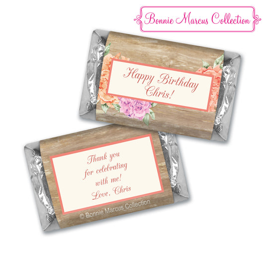 Bonnie Marcus Collection Chocolate Candy Bar and Wrapper Blooming Joy Birthday Party Favor