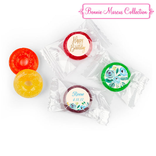 Bonnie Marcus Collection Here's Something Blue Birthday Stickers LifeSavers 5 Flavor Hard Candy