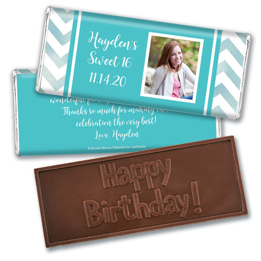 Personalized Bonnie Marcus Birthday Picture Your Birthday Embossed Chocolate Bars