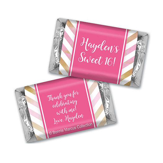 Bonnie Marcus Collection Personalized Mini Candy Bar Wrapper Picture Your Birthday