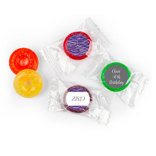 Bonnie Marcus Personalized Adult Birthday 5 Flavor Hard Candy