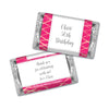 Bonnie Marcus Personalized Adult Birthday Mini Candy Bar Wrappers