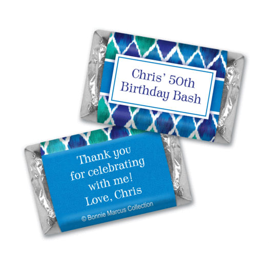 Bonnie Marcus Personalized Adult Birthday Mini Candy Bar Wrappers