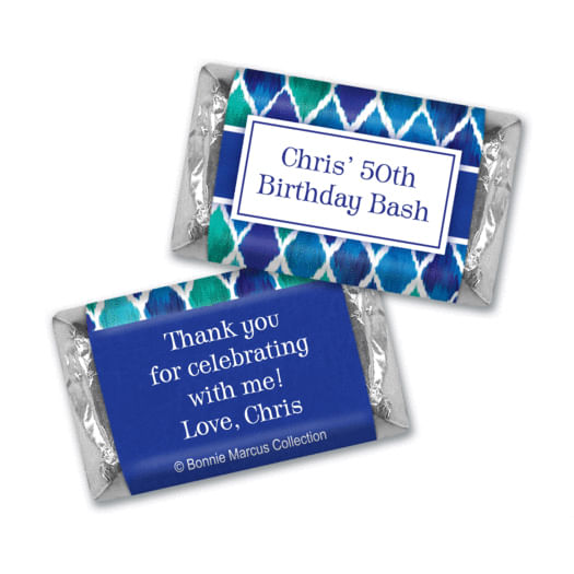 Bonnie Marcus Personalized Adult Birthday Mini Candy Bar Wrappers