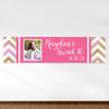 Personalized Birthday Sweet 16 Chevron Banner