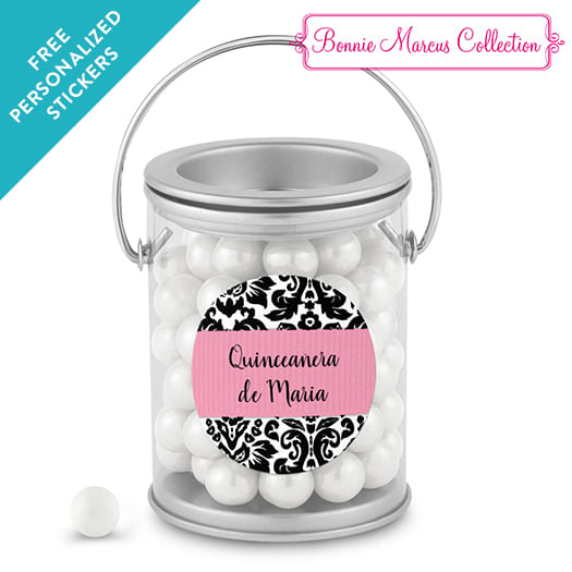 Bonnie Marcus Collection Personalized Paint Can Quinceaera (25 Pack)