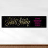 Personalized Birthday Sweet 16 Gold Dots Banner