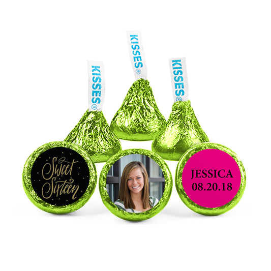 Personalized Birthday Sweet 16 Photo Hershey's Kisses