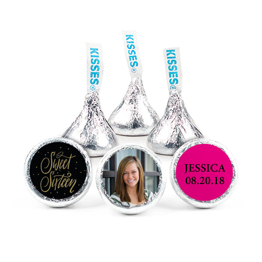 Personalized Birthday Sweet 16 Photo Hershey's Kisses