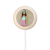 Personalized Birthday Photo Small Swirly Pop (24 Pack)