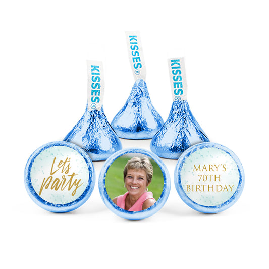 Personalized Birthday Champagne Party Hershey's Kisses