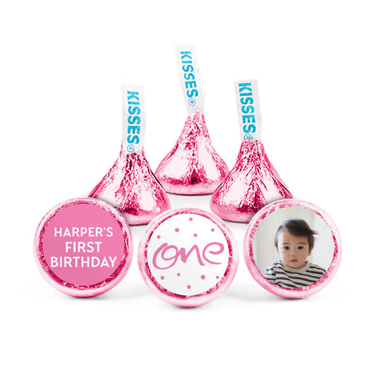 Personalized First Birthday Doodle Hershey's Kisses