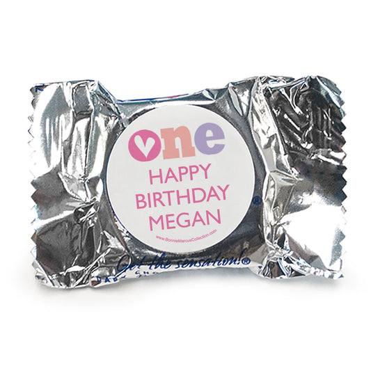 Personalized Adorable One First Birthday York Peppermint Patties - pack of 70