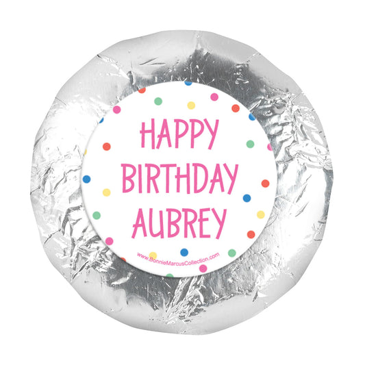 Personalized Birthday Sweet Celebration 1.25" Sticker (48 Stickers)