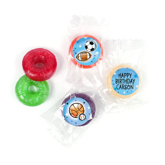 Personalized Bonnie Marcus Birthday Airbrush Athletics LifeSavers 5 Flavor Hard Candy