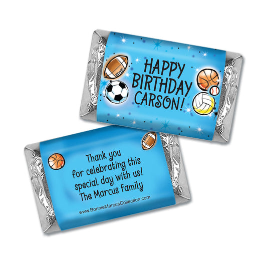 Personalized Bonnie Marcus Birthday Blossom Photo Mini Candy Bar Wrapper