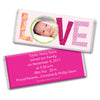 Bonnie Marcus Collection Personalized Hershey's Milk Chocolate Bar Love Girl Birth Announcement