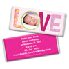 Bonnie Marcus Collection Personalized Hershey's Milk Chocolate Bar Love Girl Birth Announcement