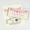 Bonnie Marcus Collection Personalized Wrapper It's a Girl Chevron Birth Announcement