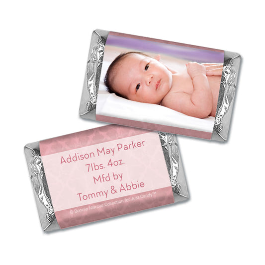 Bonnie Marcus Collection Personalized Chocolate Bar Baby Photo Birth Announcement