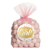 Personalized Girl Birth Announcement It's a Girl Polka Dots Deluxe Candy Buffet