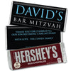 Personalized Bar Mitzvah Classic Hershey's Milk Chocolate Bar & Wrapper