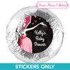 Baby Shower Sprinkling Pink 1.25" Stickers (48 Stickers)