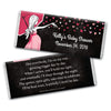 Bonnie Marcus Collection Personalized Chocolate Bar Wrappers Personalized Baby Shower Candy Sprinkling Pink