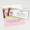 Bonnie Marcus Collection Personalized Chocolate Bar Wrappers Baby Shower Favors Rockabye Baby