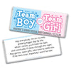 Personalized Bonnie Marcus Gender Reveal Boy or Girl Chocolate Bar Wrappers Only