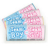 Personalized Bonnie Marcus Gender Reveal Boy or Girl Hershey's Milk Chocolate Bar & Wrapper