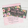 Personalized Bonnie Marcus Baby Shower Watercolor Wreath Chocolate Bar Wrappers Only