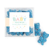 Personalized Baby Shower Sweet Baby Favor Cube with Gummy Bears