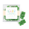 Personalized Baby Shower Sweet Baby Favor Cube with Gummy Bears