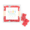 Personalized Baby Shower Sweet Baby Favor Cube with Gummy Bears