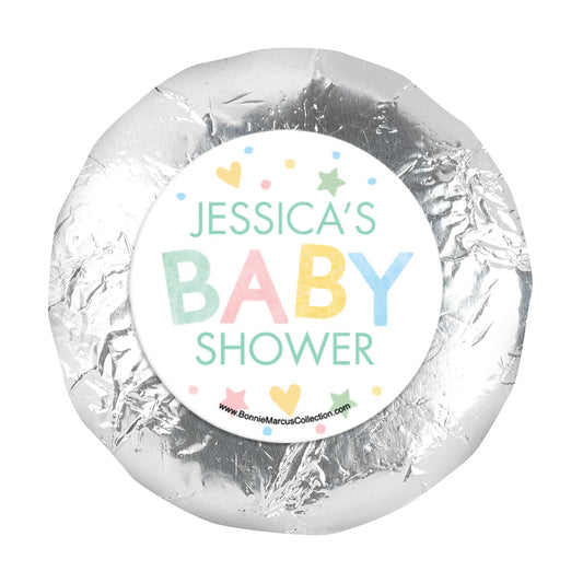 Personalized Sweet Baby Shower 1.25in Stickers (48 Stickers)