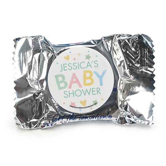 Personalized Bonnie Marcus Sweet Baby Shower York Peppermint Patties - pack of 70