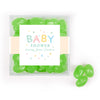 Personalized Baby Shower Sweet Baby Favor Cube with Jelly Belly Jelly Beans