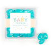 Personalized Baby Shower Sweet Baby Favor Cube with Jelly Belly Jelly Beans