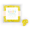 Personalized Baby Shower Sweet Baby Favor Cube with Jelly Belly Jelly Beans