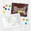 Personalized Baby Shower Bonnie Marcus Sweet Baby Milk Chocolate M&Ms