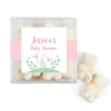 Personalized Baby Shower Forest Fun JUST CANDY® Favor Cube with Sanded Gummy Bears