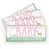 Personalized Bonnie Marcus Baby Shower Watercolor Flowers Chocolate Bar Wrappers Only