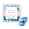 Personalized Baby Shower Forest Fun Favor Cube with Hershey's Kisses