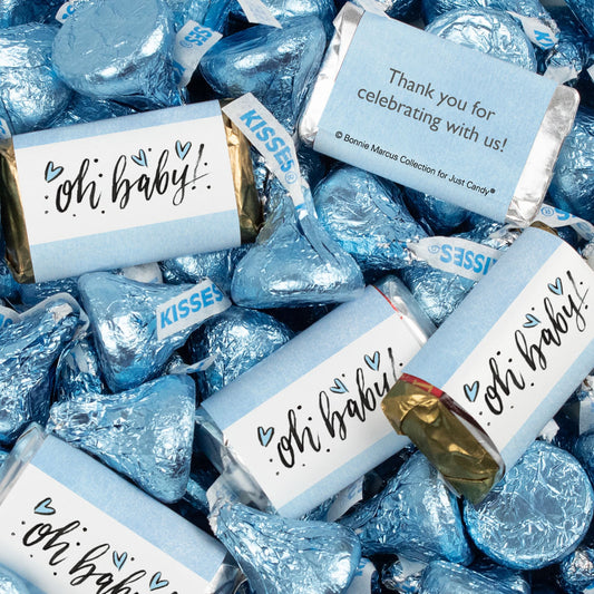 Boy Baby Shower Hershey's Miniatures and Kisses - 1.58lb Bag