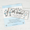 Personalized Bonnie Marcus Baby Shower Icons Chocolate Bar Wrappers