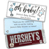 Personalized Bonnie Marcus Baby Shower Icons Hershey's Milk Chocolate Bar & Wrapper