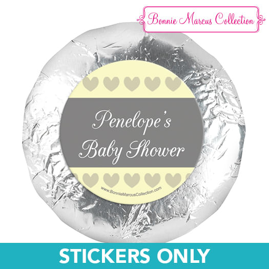 Personalized Oh Baby Baby Shower 1.25in Stickers (48 Stickers)