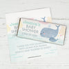 Personalized Bonnie Marcus Baby Shower Baby Whale Chocolate Bar Wrappers